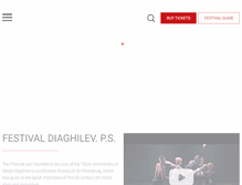 Tablet Screenshot of diaghilev-ps.ru